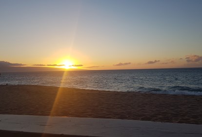 Solnedgang Fra Hawaii Eget Billede